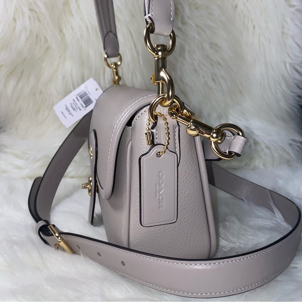 Coach 🤍 leather purse Hadley Shoulder Bag New with tags - Picture 3 of 15